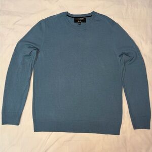 Blue Banana Republic crew-neck sweater Italian Merino yarn by Baruffa. Size M